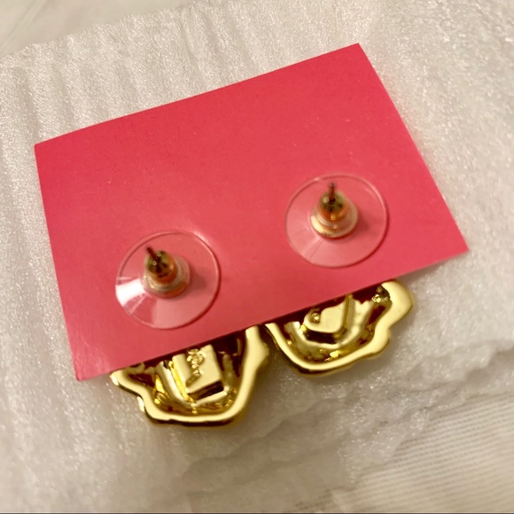 NWT Lilly Pulitzer Leopard / Cheetah Earrings - Picture 3 of 3